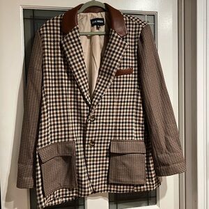 Steve Madden… Carolina mixed plaid blazer